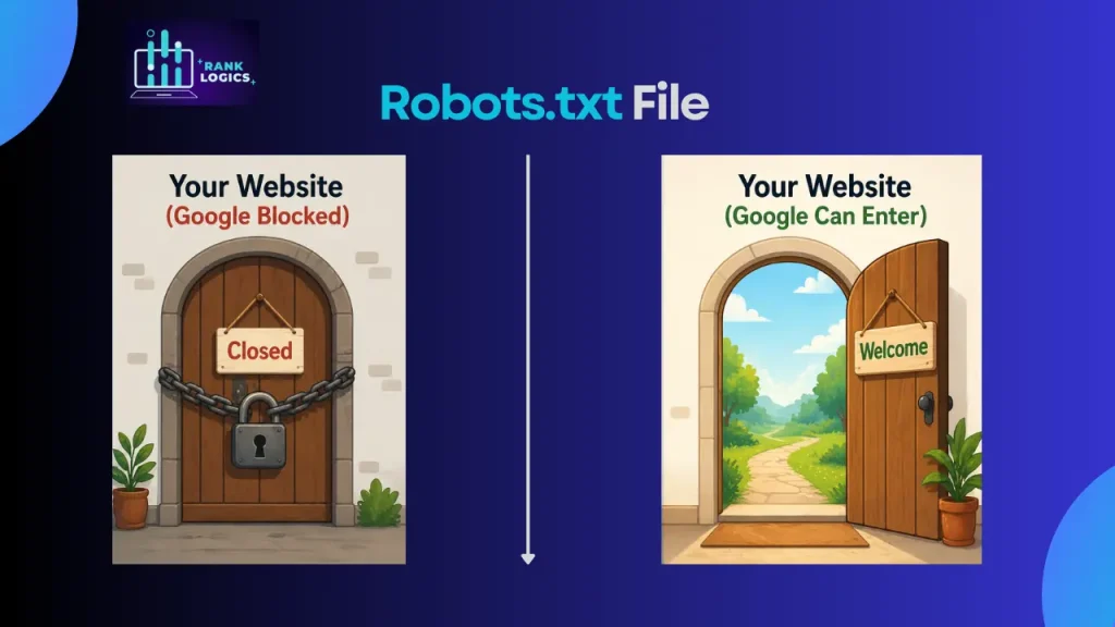  robots.txt blocking Google from entering website